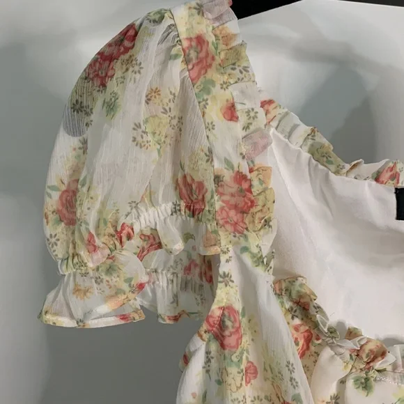 Libby Top MAJORELLE Color: White Prairie Size: M NWOT - Picture 5 of 12